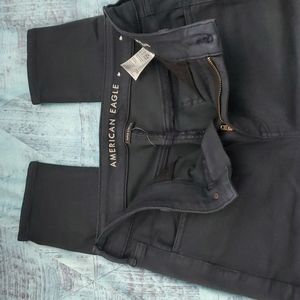 AE Denim/Navy H-Rise Jeggings XLong Length